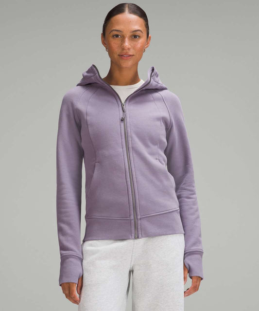Lululemon Scuba Full-Zip Hoodie in Purple Ash Size 0