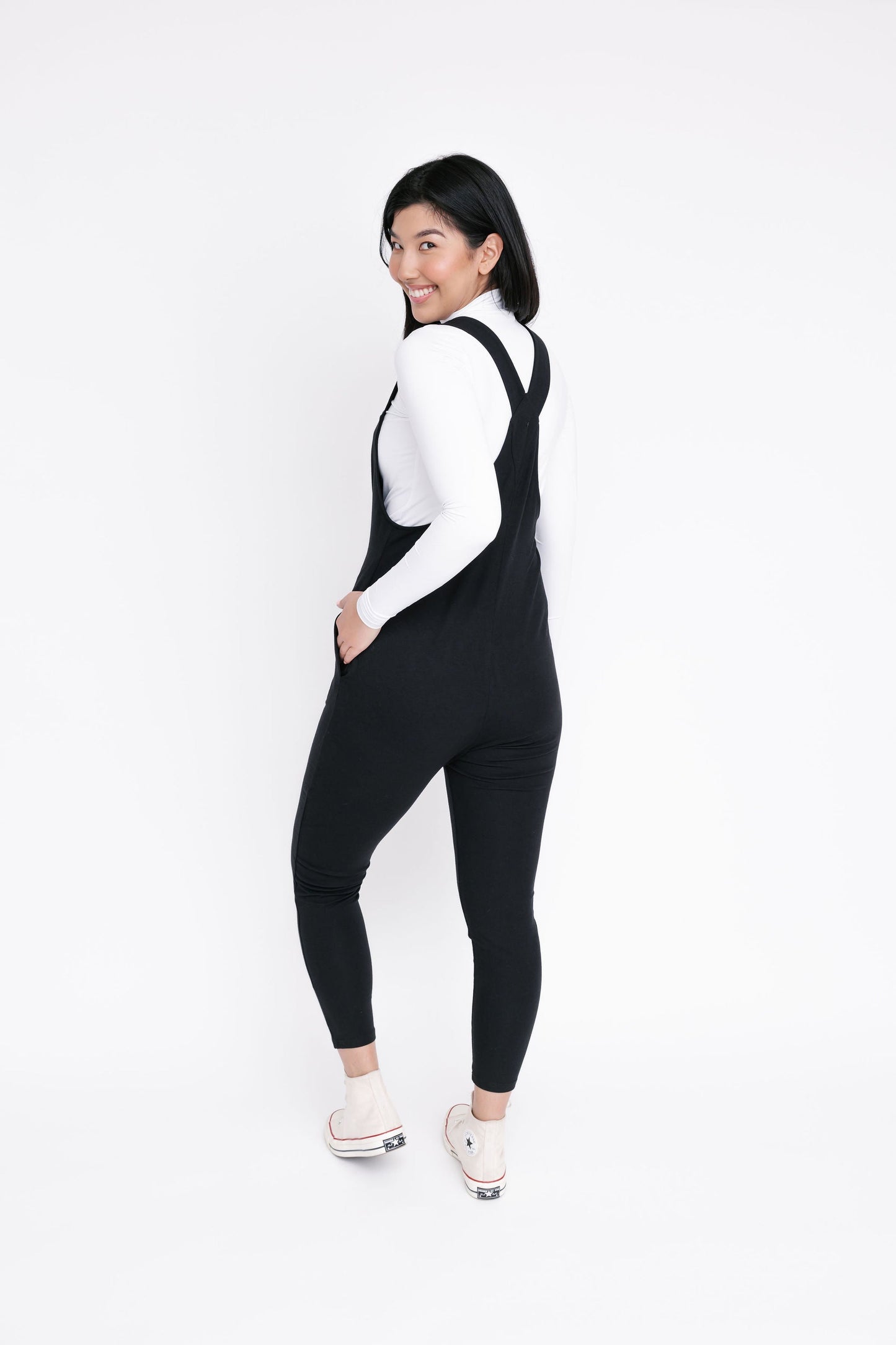 Smash + Tess Romperalls In Midnight Black Size XS
