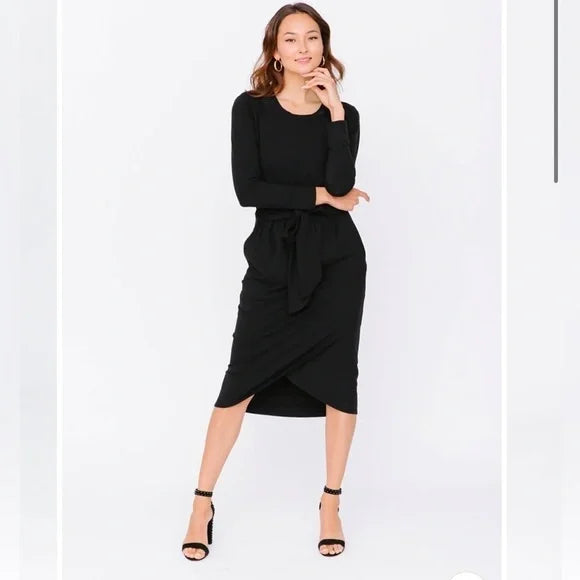 Smash + Tess The Long Sleeve Rebecca Wrap Dress Size Small