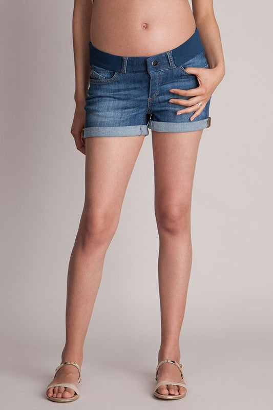 Seraphine Ollie Maternity Denim Shorts Size 6