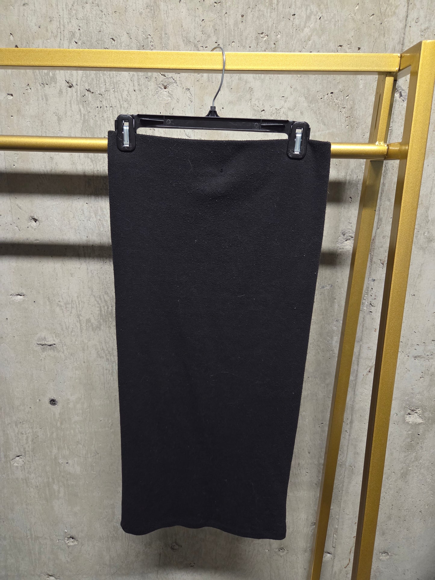 Ripe Maternity Ribbed Knit Pencil Skirt Black Size Small