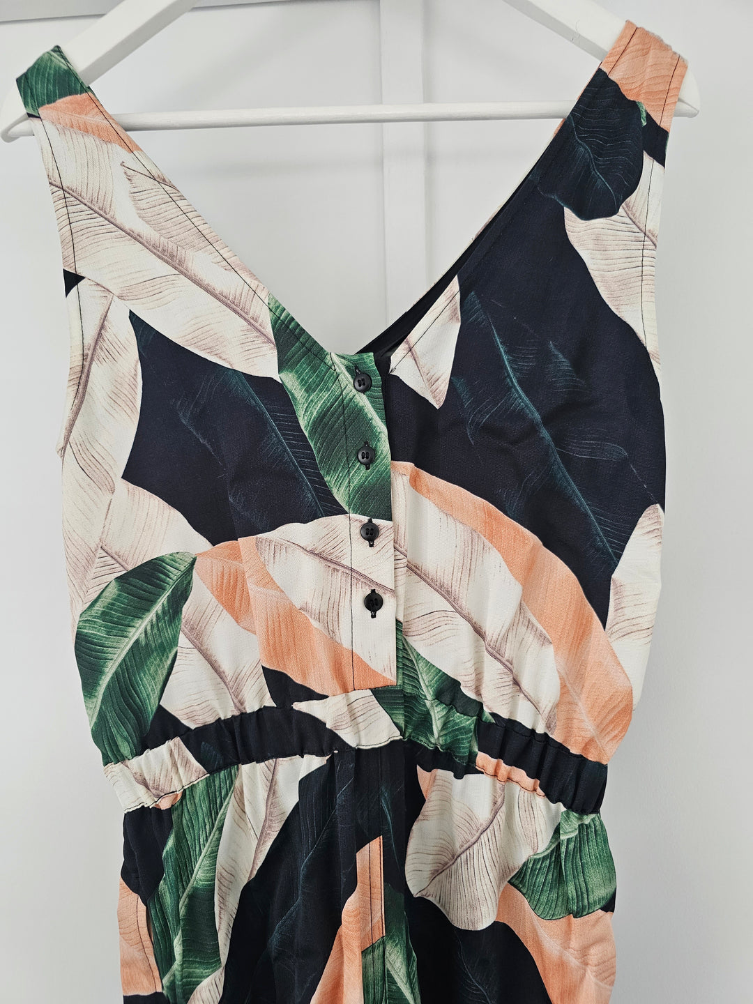 Country Road Floral Leaf Jumpsuit Size 8