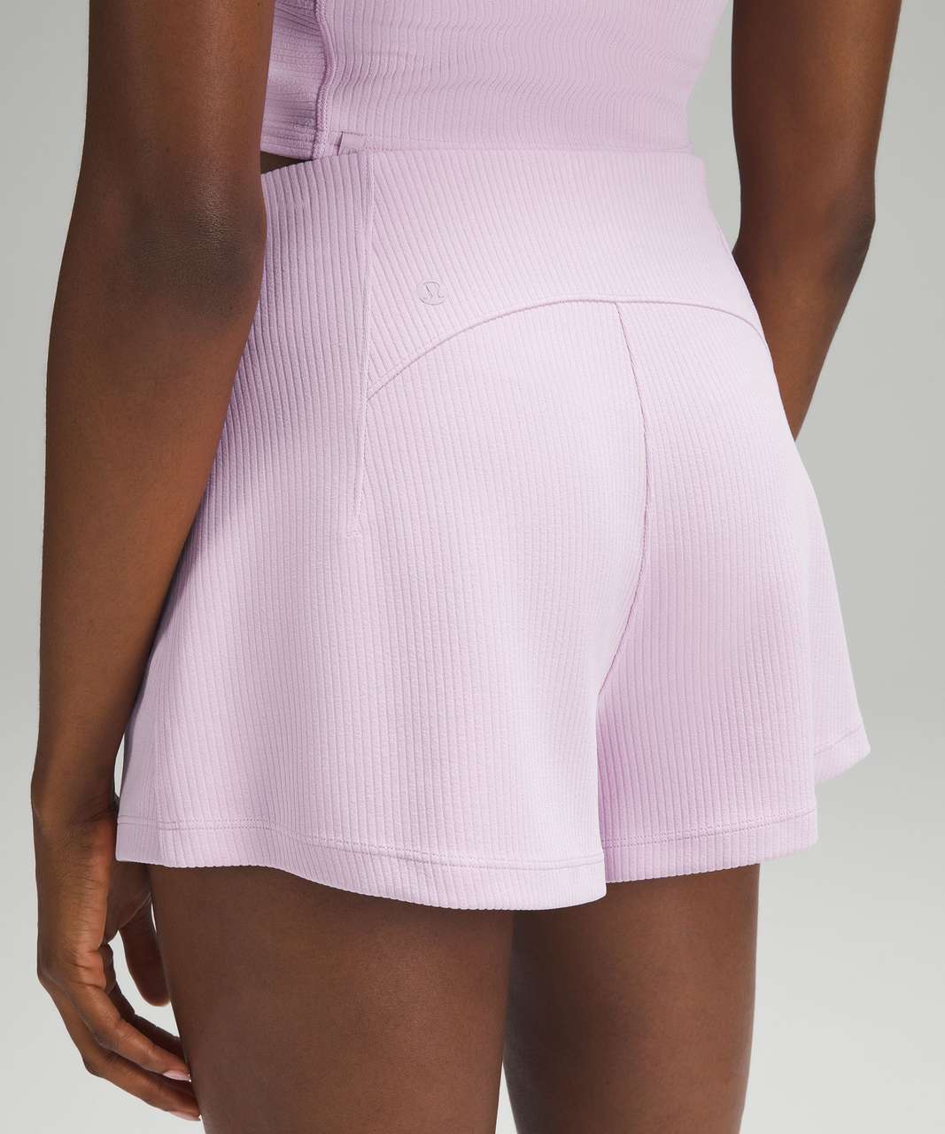 Lululemon Ribbed Softstreme High-Rise Short Size 12