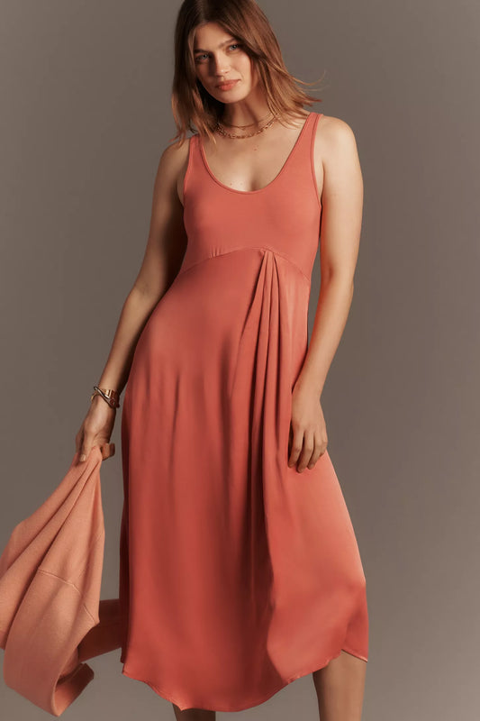 Anthropologie Satin Bottom Skirt Size XS